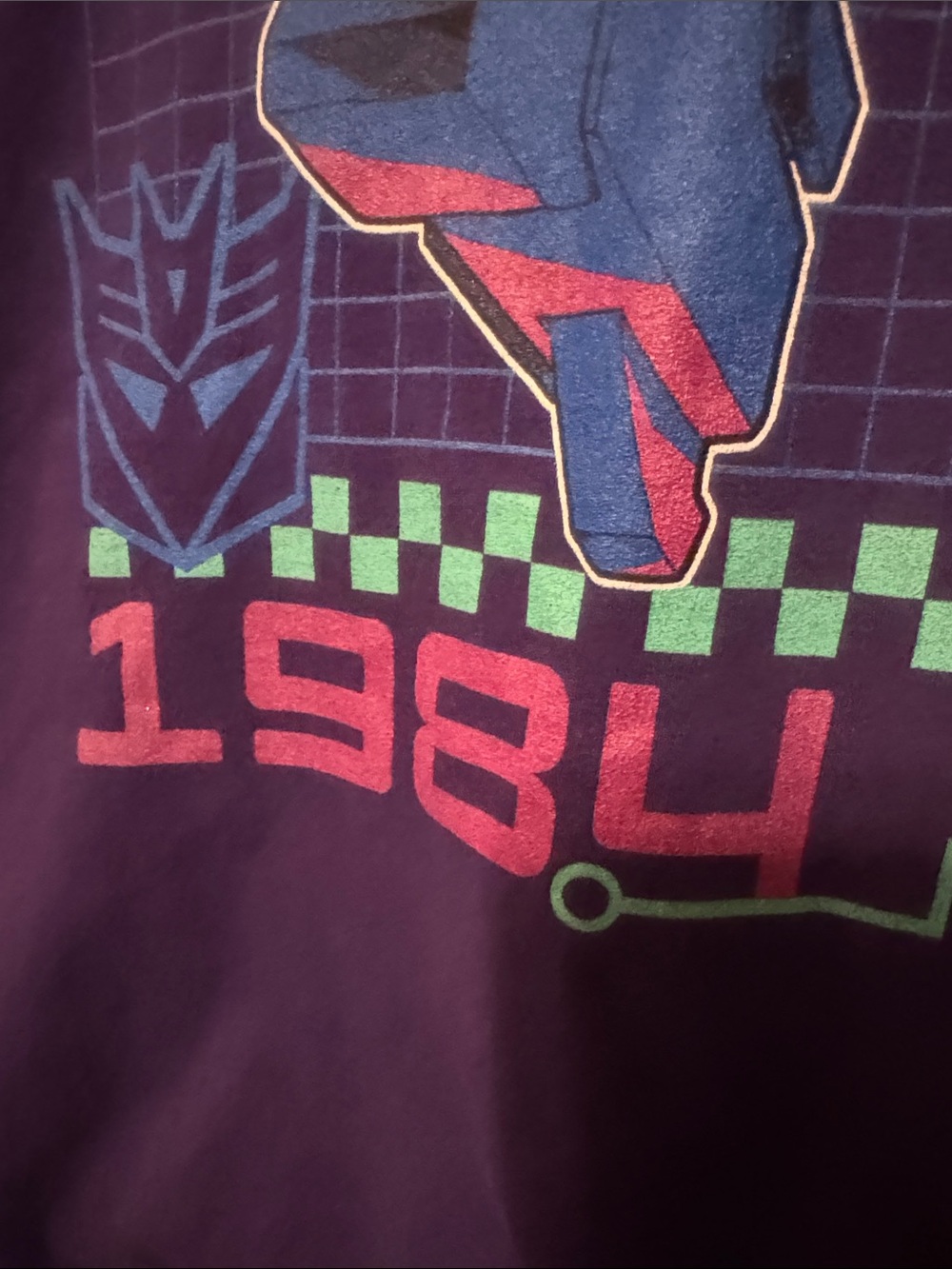 Port and Company Purple Soundwave Transformers Graphic Tee - Picture 5 of 5